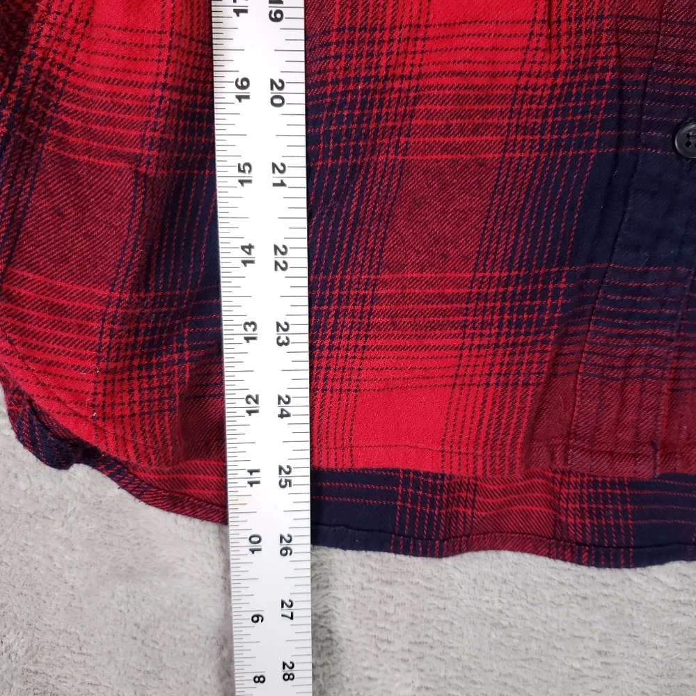 Madewell Classic Ex Boyfriend Shirt in Wilder Plaid XXS F5651